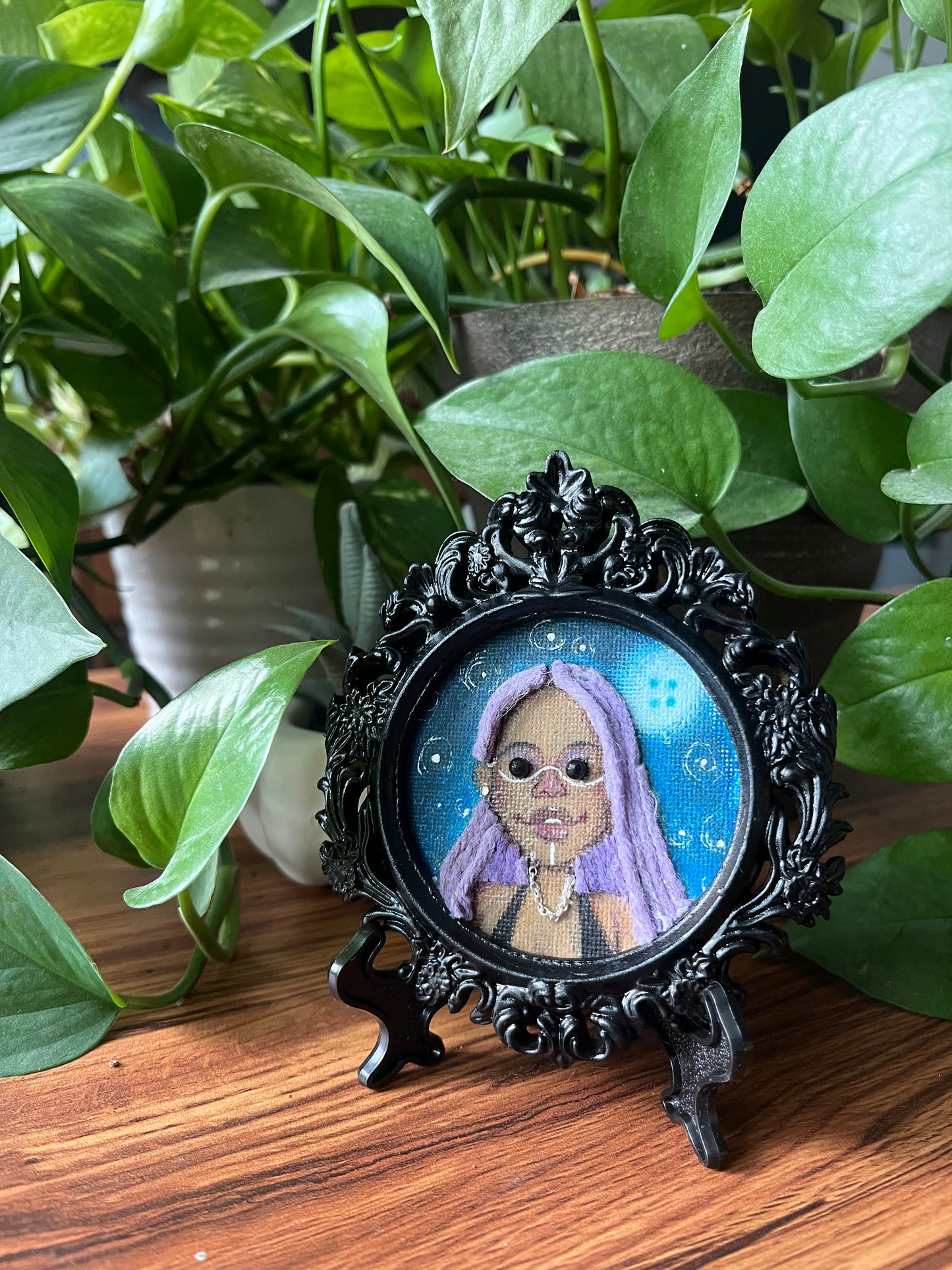 Miniature Coraline Doll Portrait