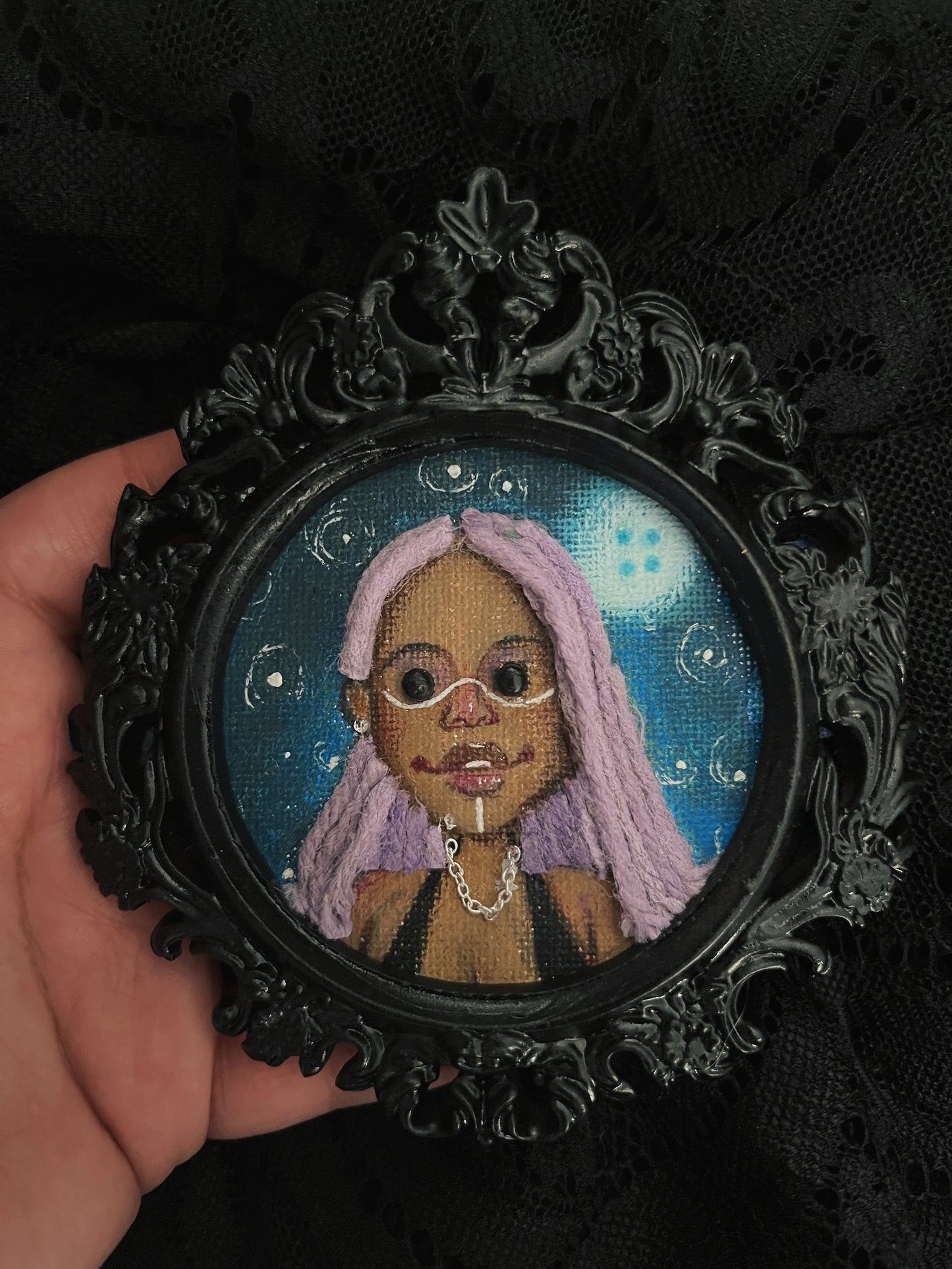 Miniature Coraline Doll Portrait