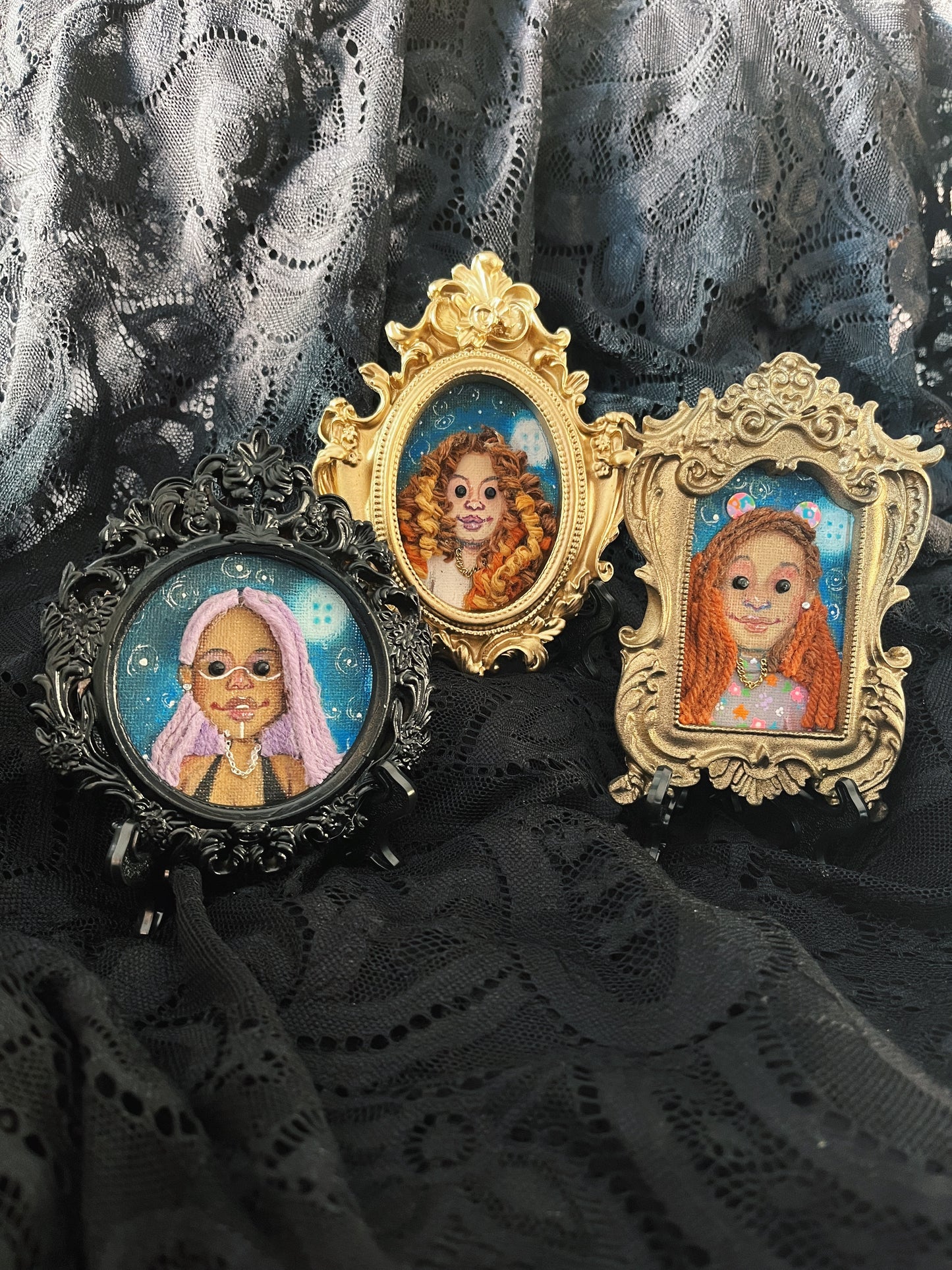 Miniature Coraline Doll Portrait