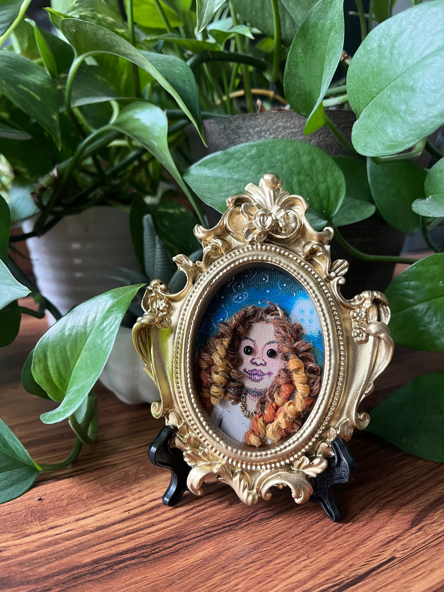 Miniature Coraline Doll Portrait