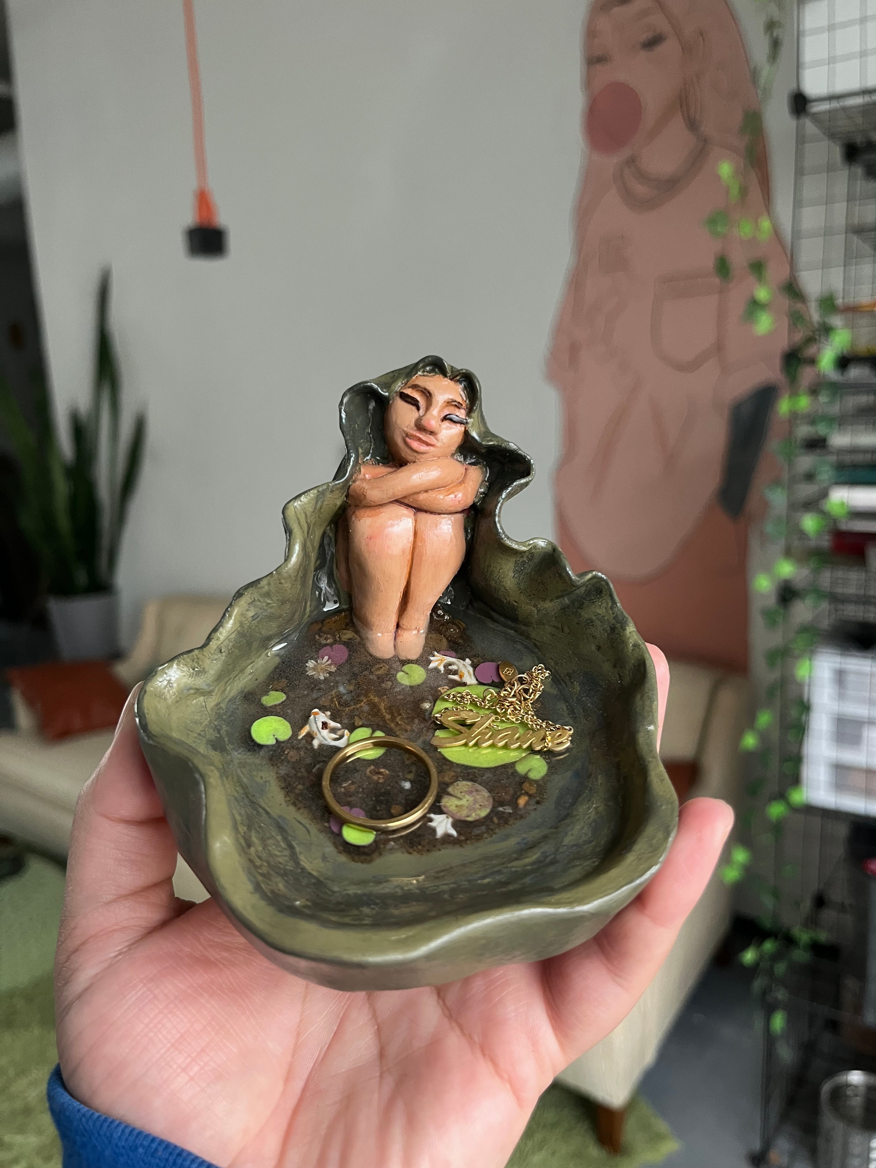 “Hello Spring” jewelry dish workshop