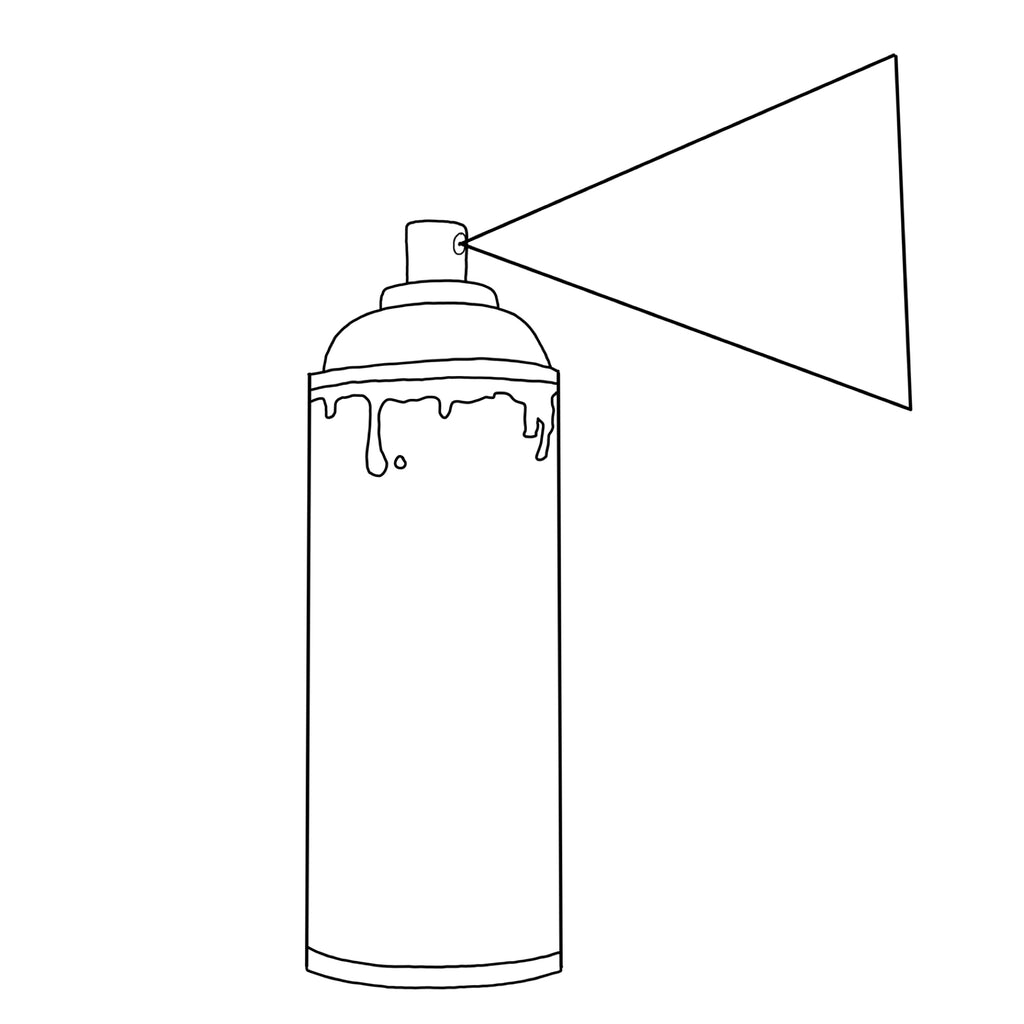 SPRAY CANvas LAMP (Sculpture)