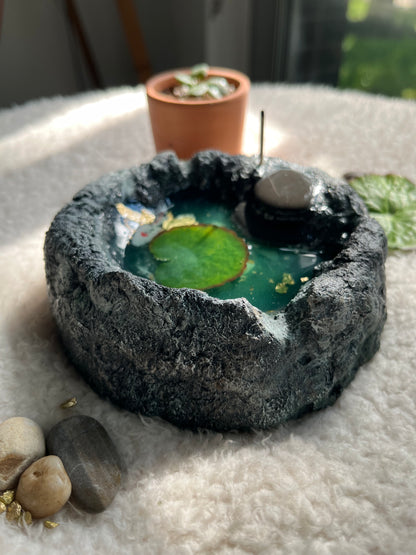 Koi Pond Ashtray/ Incense Holder