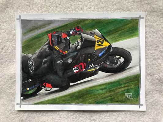 Custom motorcycle portrait (Seth)