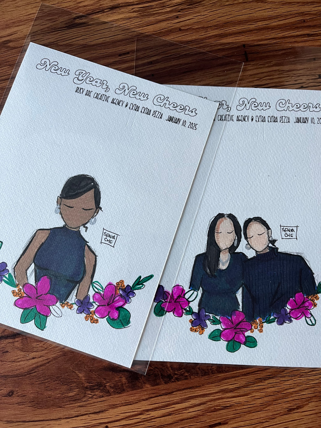 Bre’s New Year Party (live guest illustration)