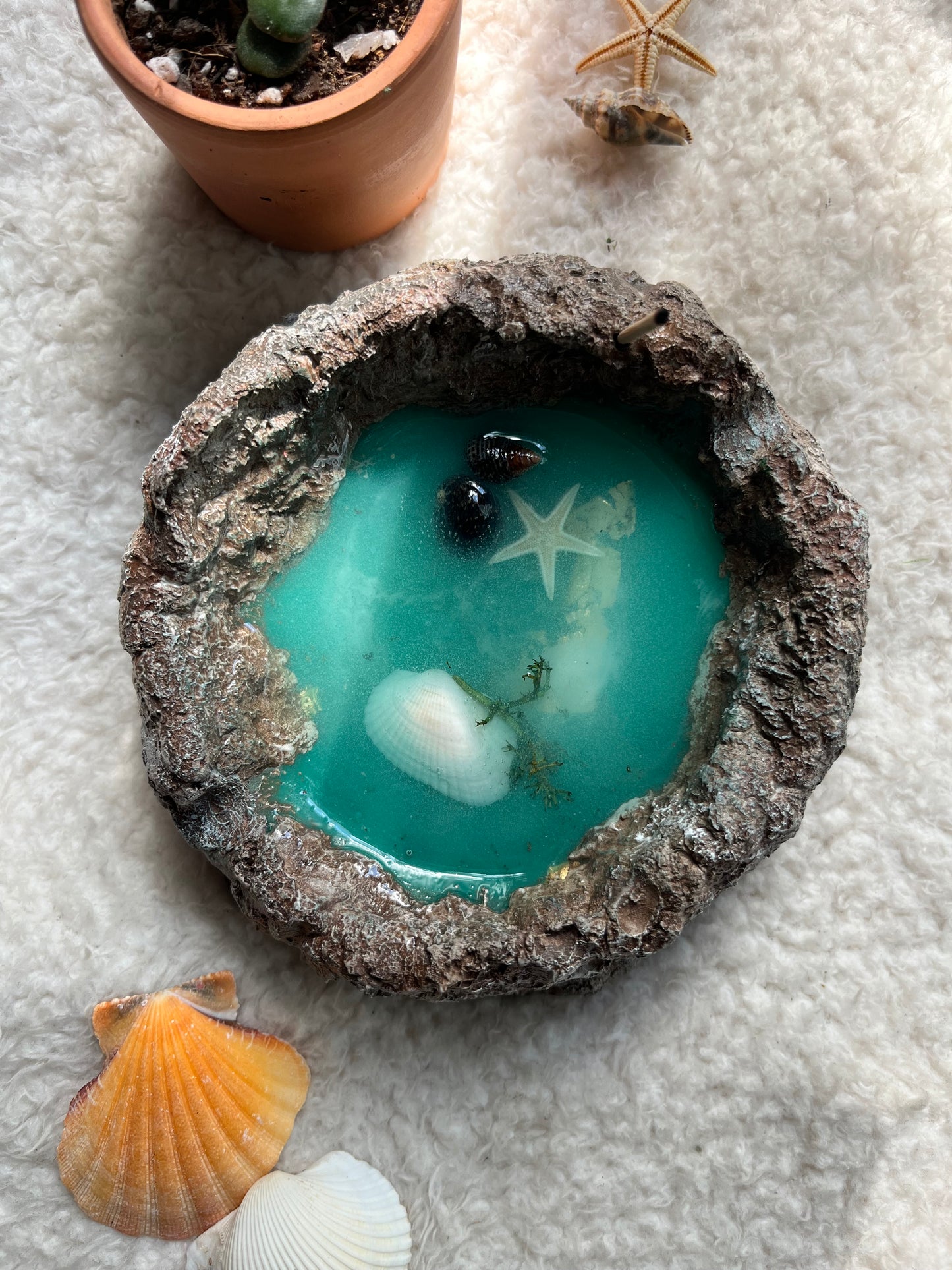 Ocean Ashtray/ Incense Holder