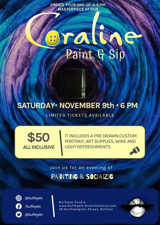 Coraline Paint & Sip