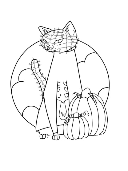 Killer Kitties Coloring Book