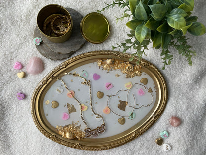 Conversation Hearts Milk Bath Trays