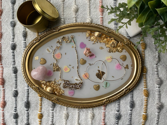 Conversation Hearts Milk Bath Trays