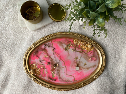 Pink Marble Tray 2.13