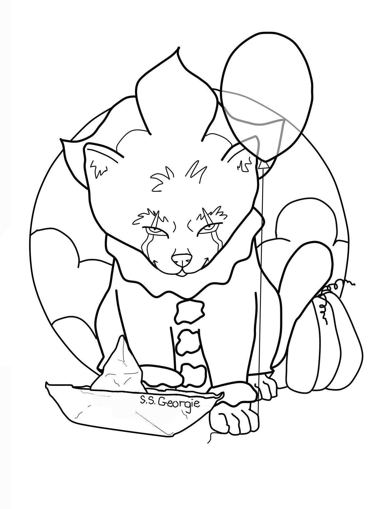 Killer Kitties Coloring Book